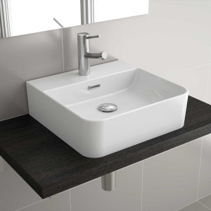 24551 SALGAR Раковина TENTO 400 WHITE PORCELAIN 420 x 420 x 130 мм