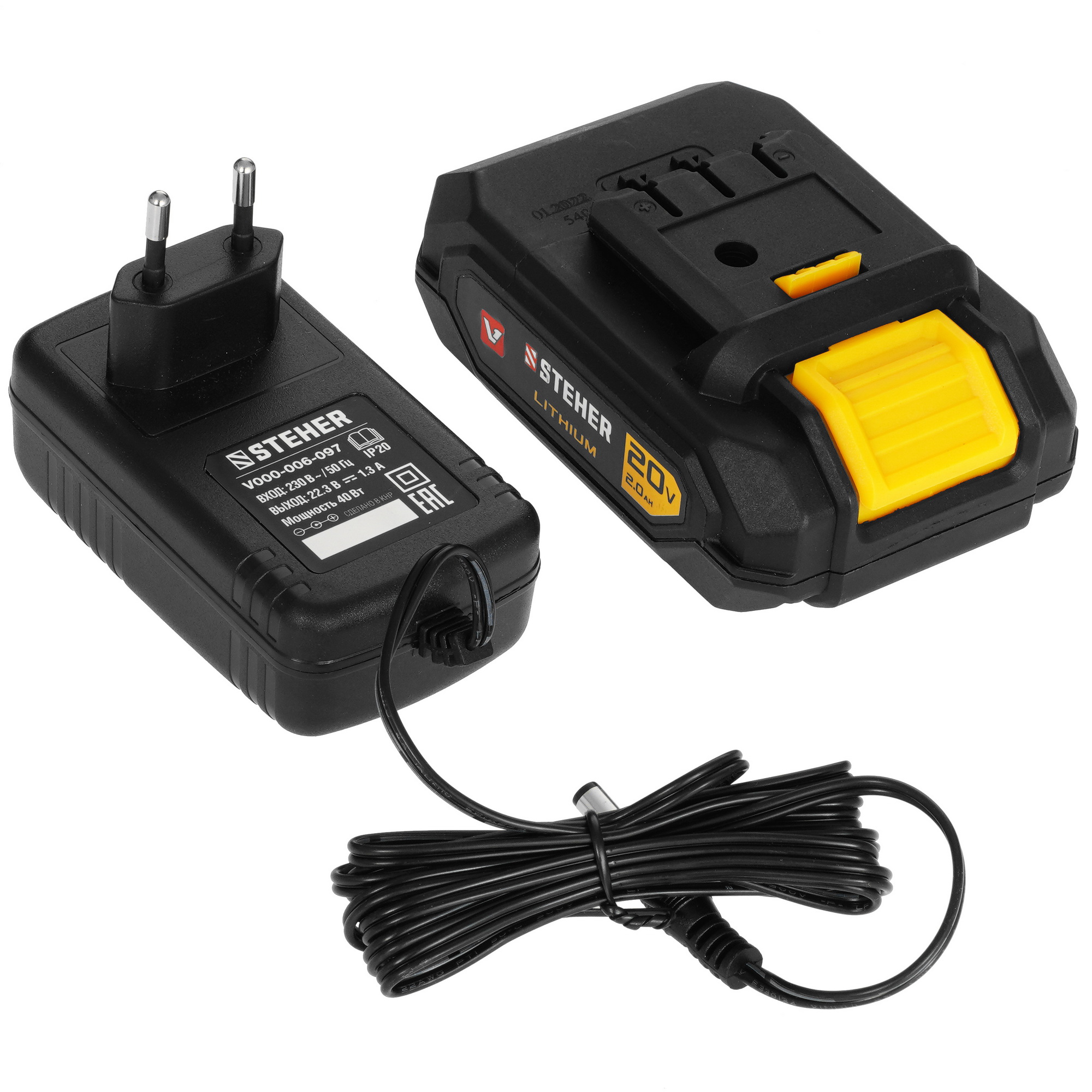 Дрель-шуруповерт STEHER CDS-200-2 9963360 STDN-0124899 - Вид №7