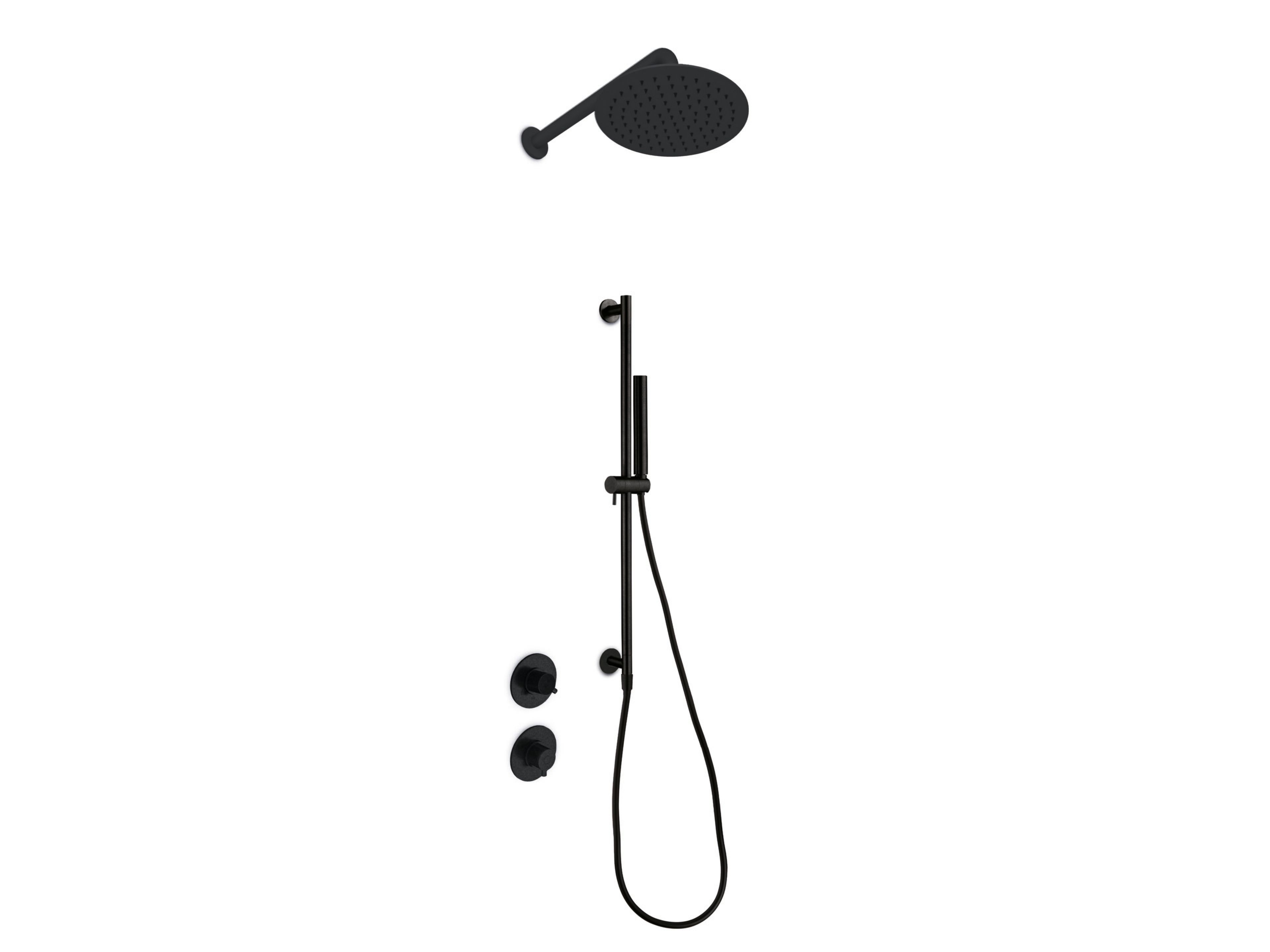 Настенная термостатическая душевая колонка из нержавеющей стали с ручным душем JEE-O Slimline ARCH-00135631 - Вид №2