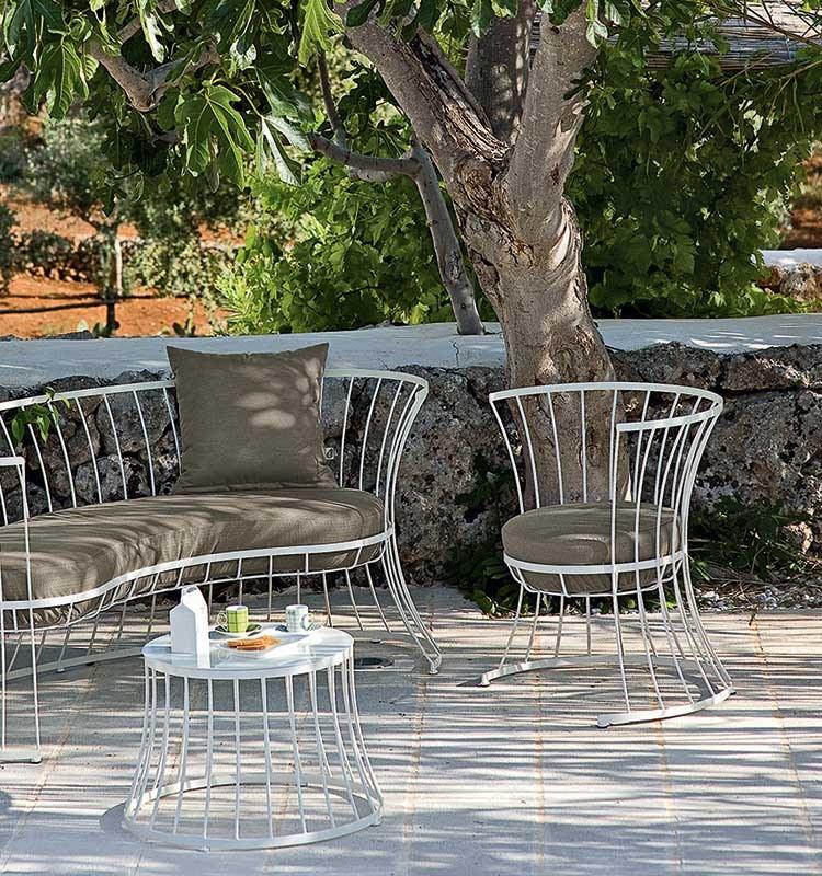 Ethimo Низкий садовый стол из алюминия Clessidra Cltb3100 - Вид №1