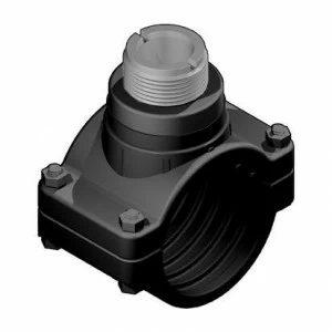 SANIT 57001000000 Касание зажим, изометрическая, d 63 - d 225, и ПВХ-U, PVC-C