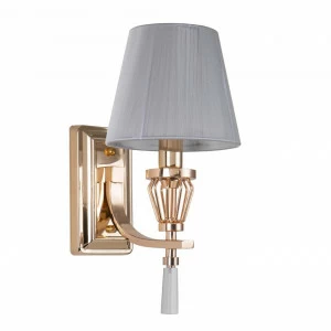 Бра с абажуром серое Sade 2690-1W FAVOURITE SADE 00-3930801 Золото;серый