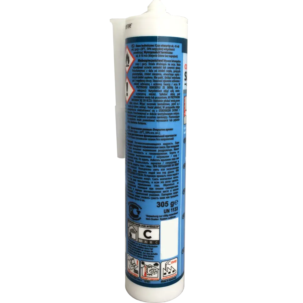 Силиконовый герметик COSMOFEN 345 белый 305 г 82905271 STLM-0037748 - Вид №1