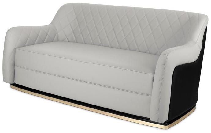 LUXXU Кожаный диван с тафтингом Charla sun-id-1449987 - Вид №1