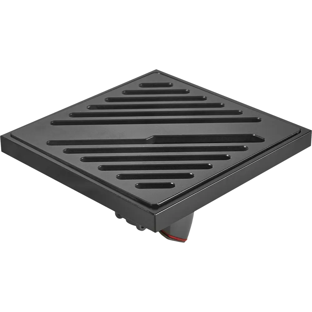 Трап для душа Orange OT01-008b сухой затвор 100х100 мм черный STLM-2035400