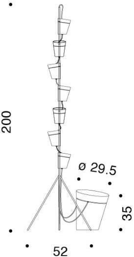 Danese Milano Система фарфоровых ваз для гидропоники Window garden sun-id-1366995 - Вид №2