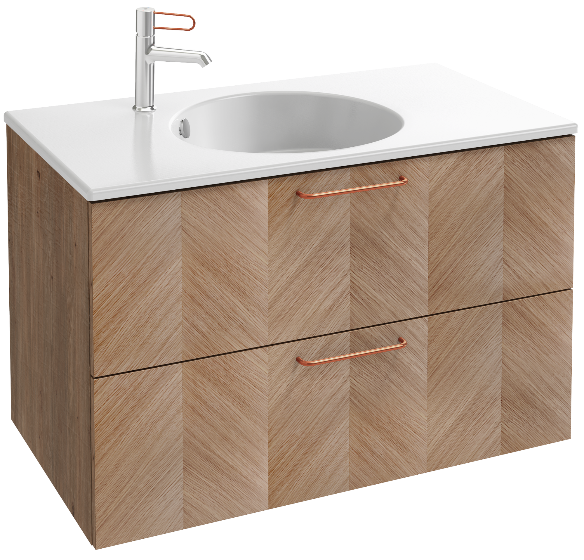 EB2523-R7-E52 Тумба под столешницу 90 см, 2 ящика, бронзовая ручка JACOB DELAFON ODÉON RIVE GAUCHE ODEON RIVE GAUCHE