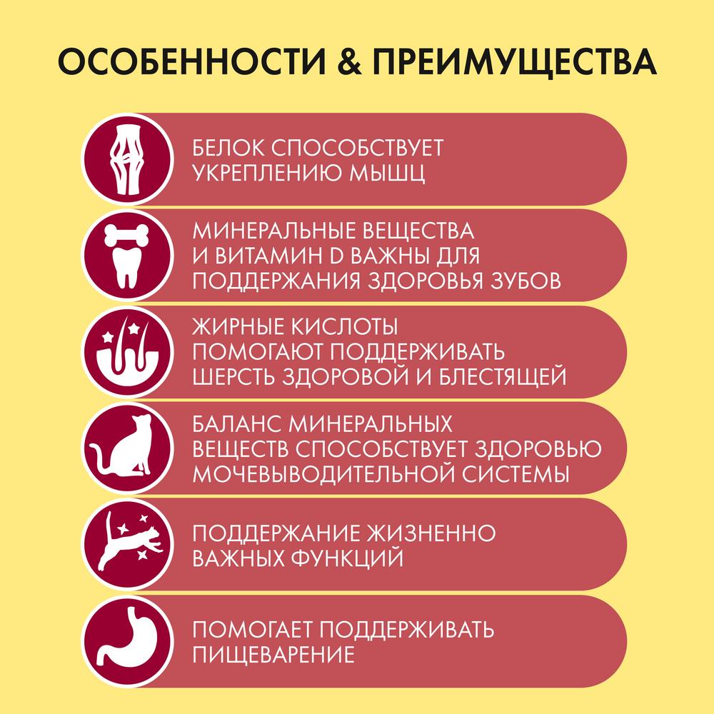 Т00007819 Корм для кошек с мясом, курицей и печенью, сух. 400 г Friskies  - Вид №5