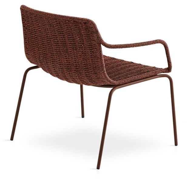 EXPORMIM Штабелируемое садовое кресло из веревки с подлокотниками Lapala C591t - Вид №1