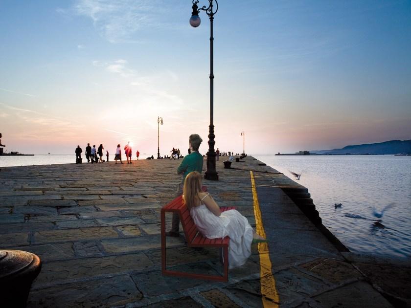 Urbantime Скамья со спинкой и двухместным сиденьем Ventiquattrore.h24 sun-id-1470050 - Вид №2