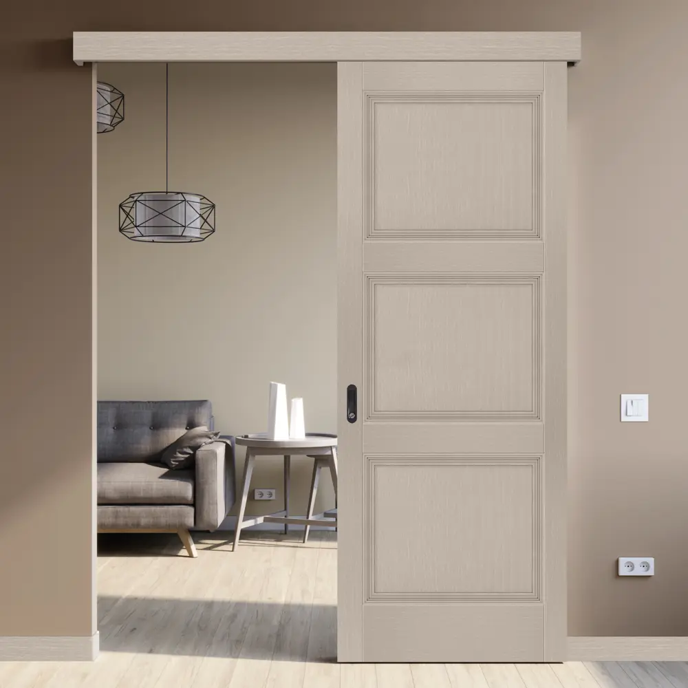 Комплект двери Трилло глухая 60x200 см Hardflex цвет ясень элегант без доборов 89432077 STLM-2171418 МАРИО РИОЛИ  - Вид №2