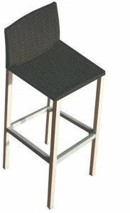 GABER Табурет из технополимера с подставкой для ног