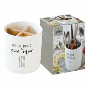 Подставка фарфоровая для кухонных приборов белая Kitchen Elements EASY LIFE KITCHEN ELEMENTS 00-3946453 Белый