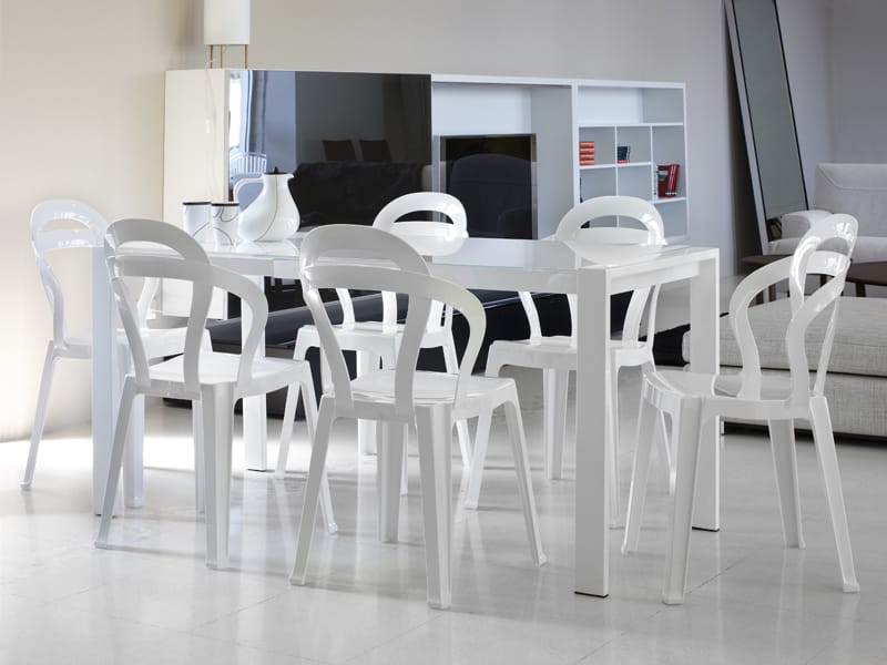 Штабелируемый стул из поликарбоната с подлокотниками S-CAB TITÌ ARCH-00094995 - Вид №3