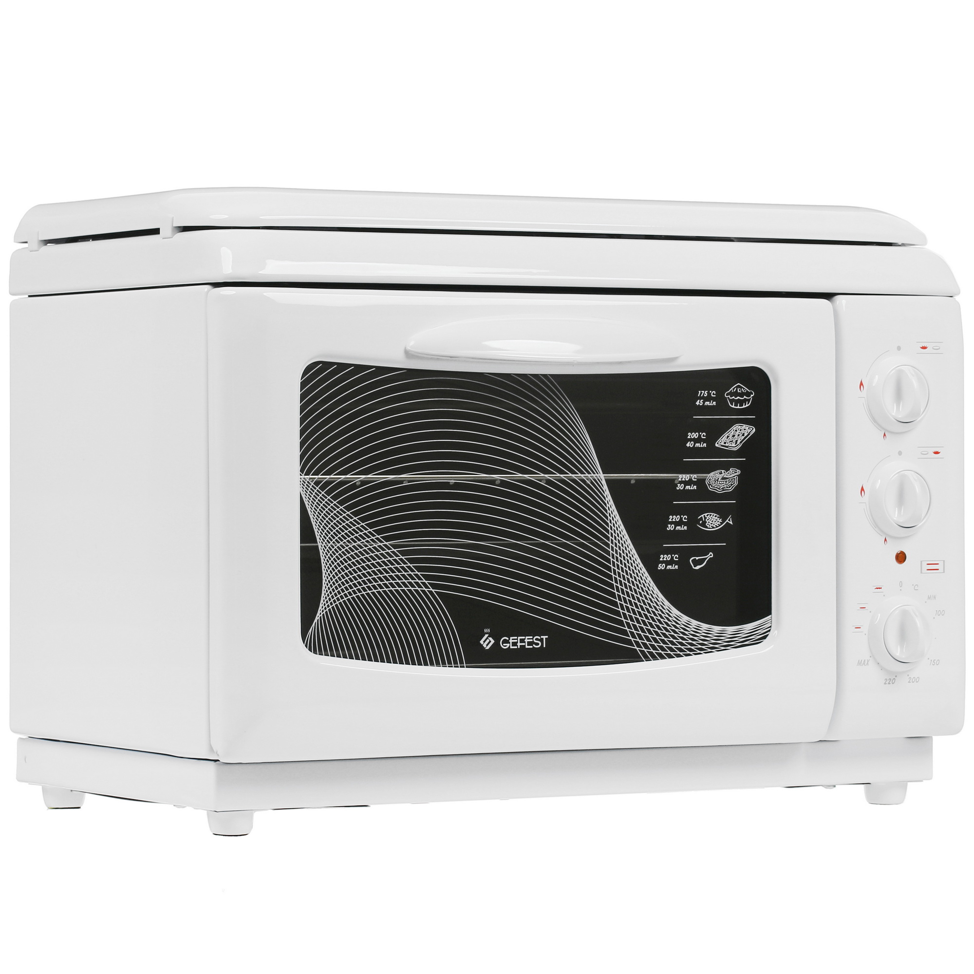 7931028 Мини-печь GEFEST ПГЭ 120 белый STDN-0147558 - Вид №1