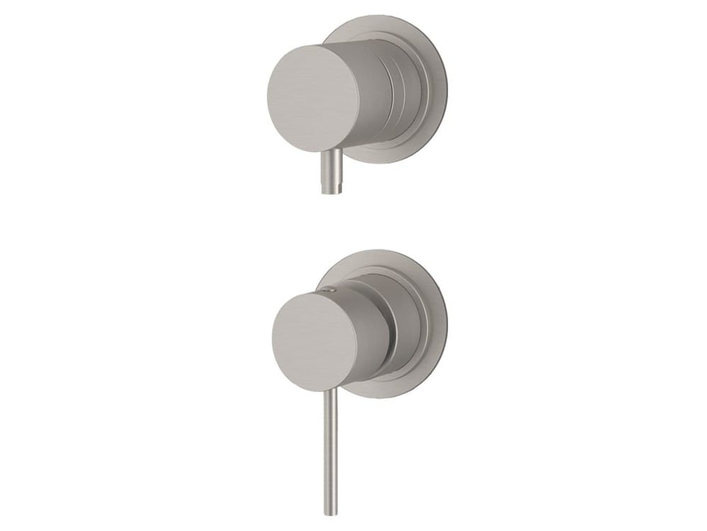 Смеситель для душа из нержавеющей стали с переключателем Daniel Rubinetterie STEEL ARCH-00099025 - Вид №1