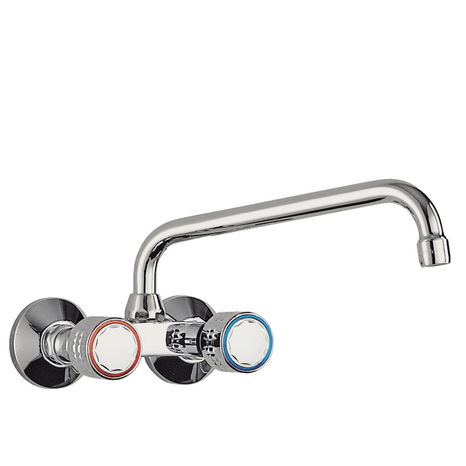 Смеситель для КУХНИ Настенный двухрычажный для кухни-123230 TRES Kitchen