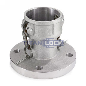 Камлок нержавеющий тип FC, розетка с фланцем 5", AISI316, TL500FCSS TITAN LOCK