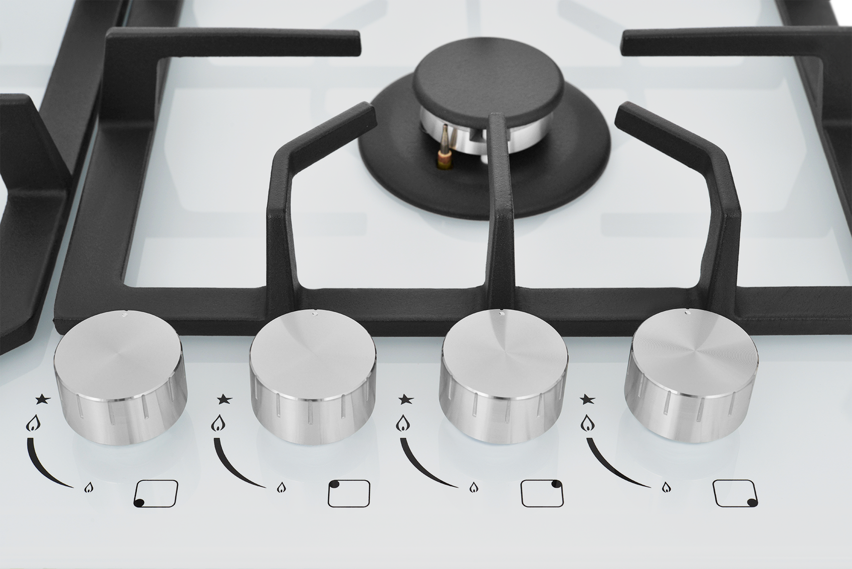 5361941 Газовая варочная поверхность ZUGEL ZGH601W STDN-0030066 - Вид №8