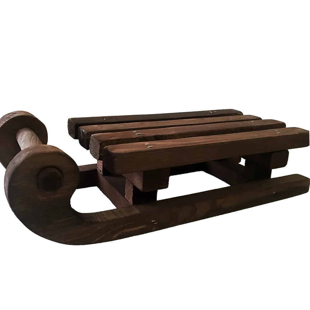 Декоративный предмет Сани большие дерево цвет коричневый 10х54 см Santreyd STLM-2137465