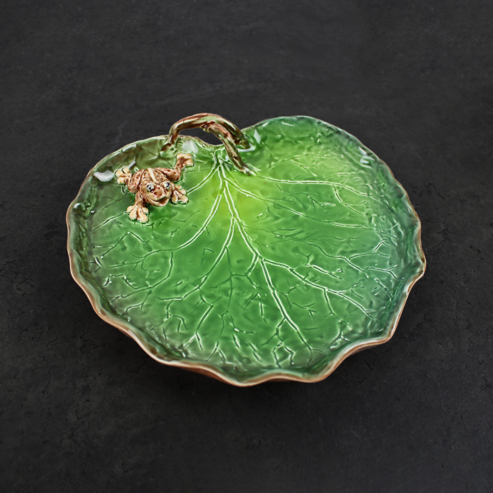 Блюдо дополнительное Зелено-оранжевый PROVANSFAIENCE sun-id-994488 - Вид №5