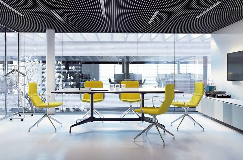 LD Seating Вращающийся стул, обитый тканью с 4 спицами Flexi Chl, f25 - Вид №3