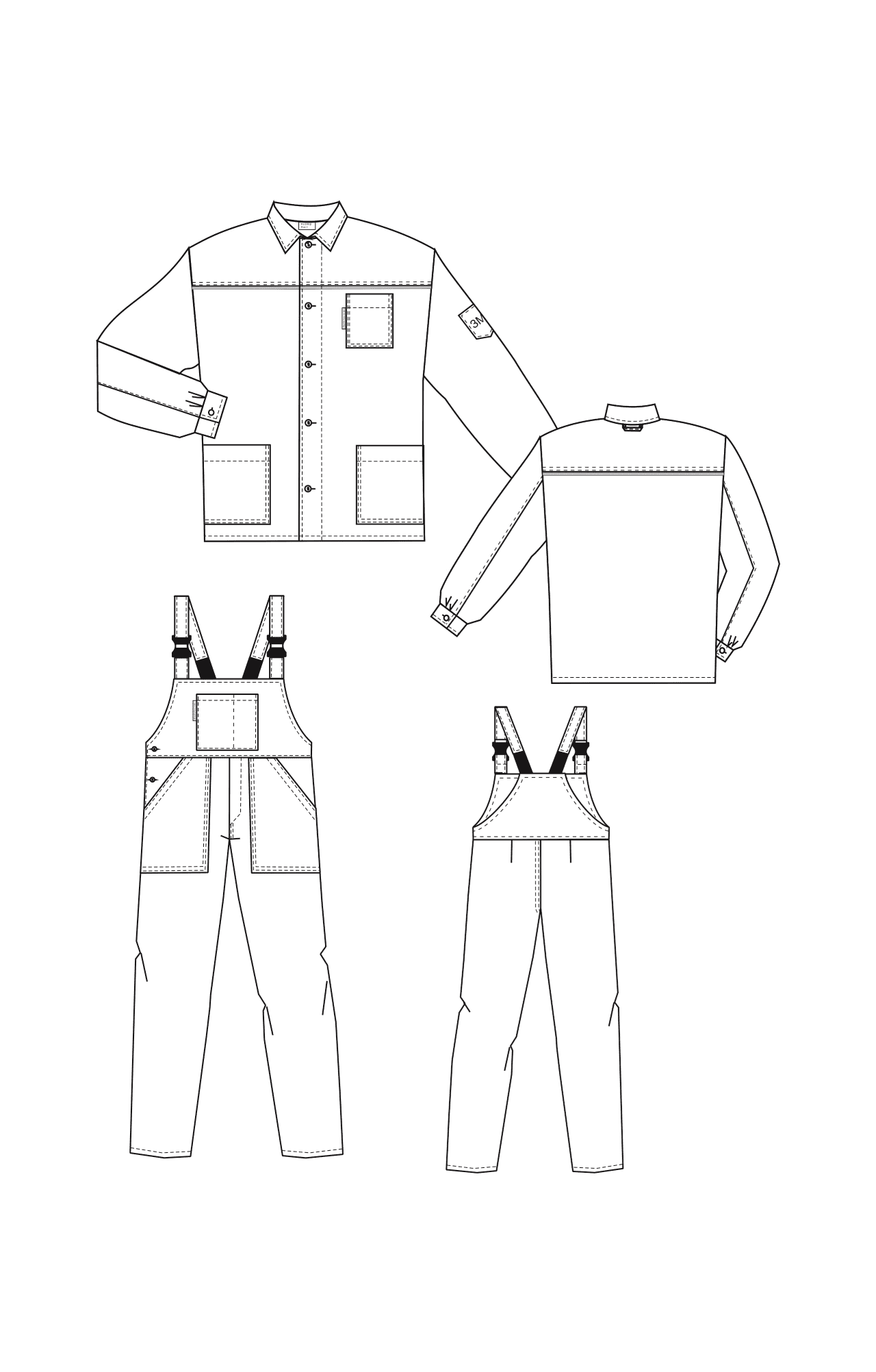 61008 Костюм "Труд-2" темно-синий  Летняя спецодежда  размер 52-54/158-164  - Вид №8