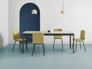 MOBLIBERICA Раздвижной керамический обеденный стол Pepper