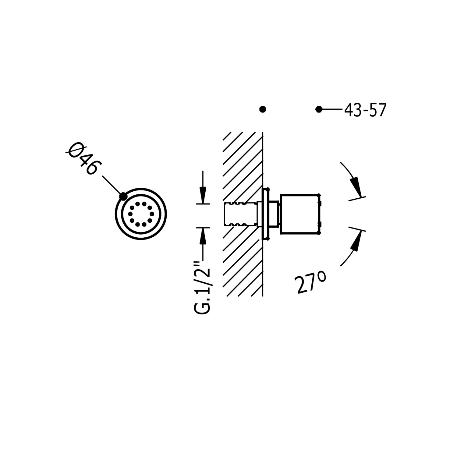 Гидромассажная струя-9134415 TRES Hydromassage - Вид №1