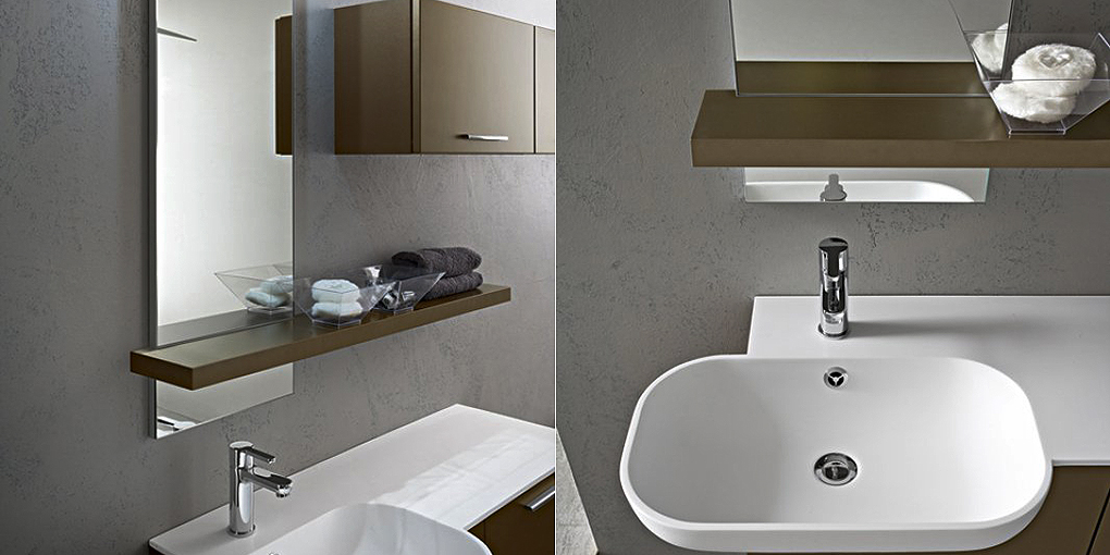 Комплект мебели для ванной комнаты Play 2012 56-57 Cerasa Play PLAY20125657 - Вид №1