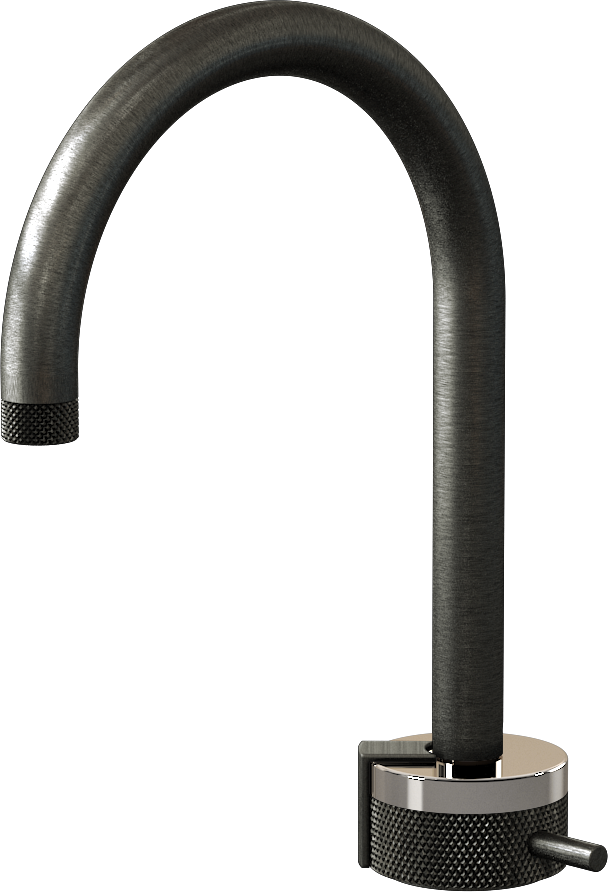 E-11502-R1PN-L2BOX-BOX Однорычажный прогрессивный смеситель для раковины - излив 16см GRAFF MOD+