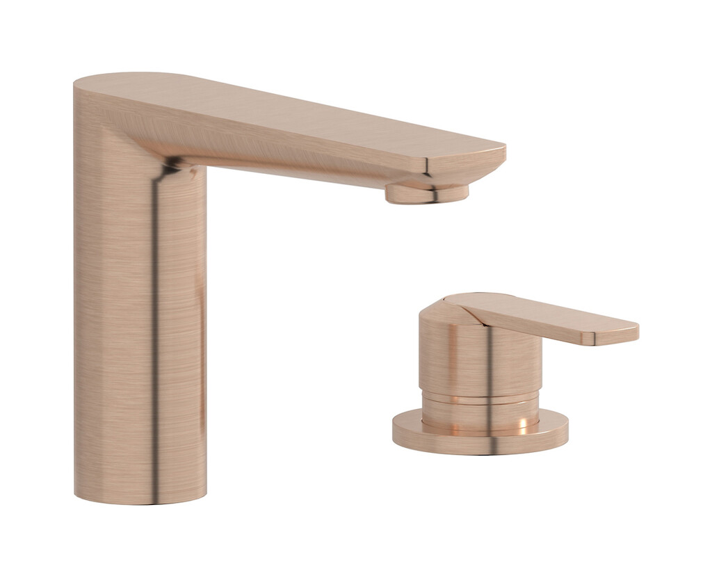 умывальник на 2 отверстия WE ARE IB c6394sr Brushed Rose Gold C-67