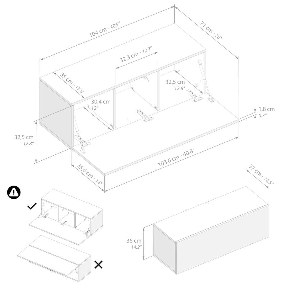 Модульная оборудованная стена установленная стеной в меламинированном Mobili Fiver Easy ARCH-00044646 - Вид №75