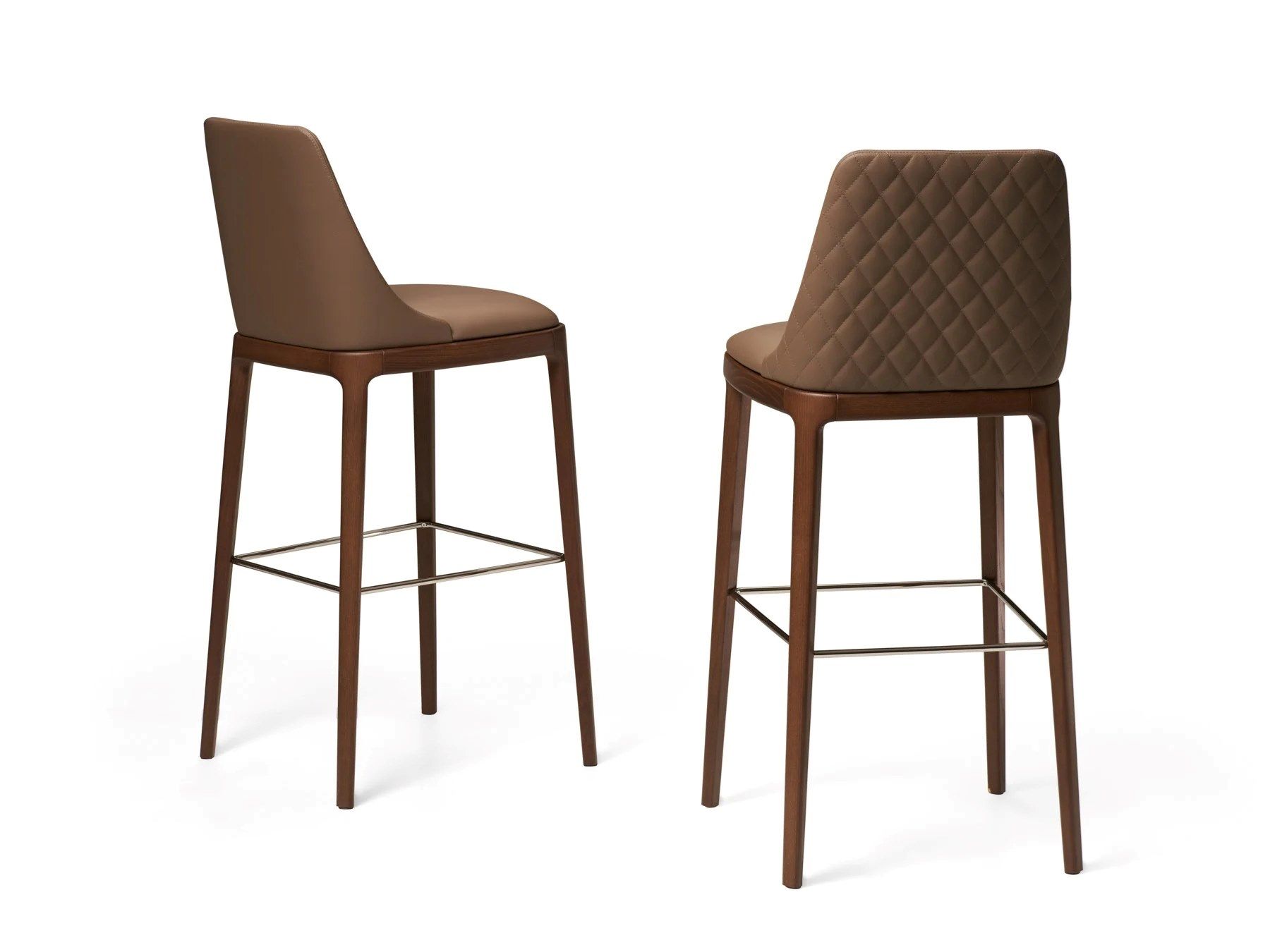 Высокий кожаный стул со спинкой EFORMA Max ARCH-00019889 - Вид №1