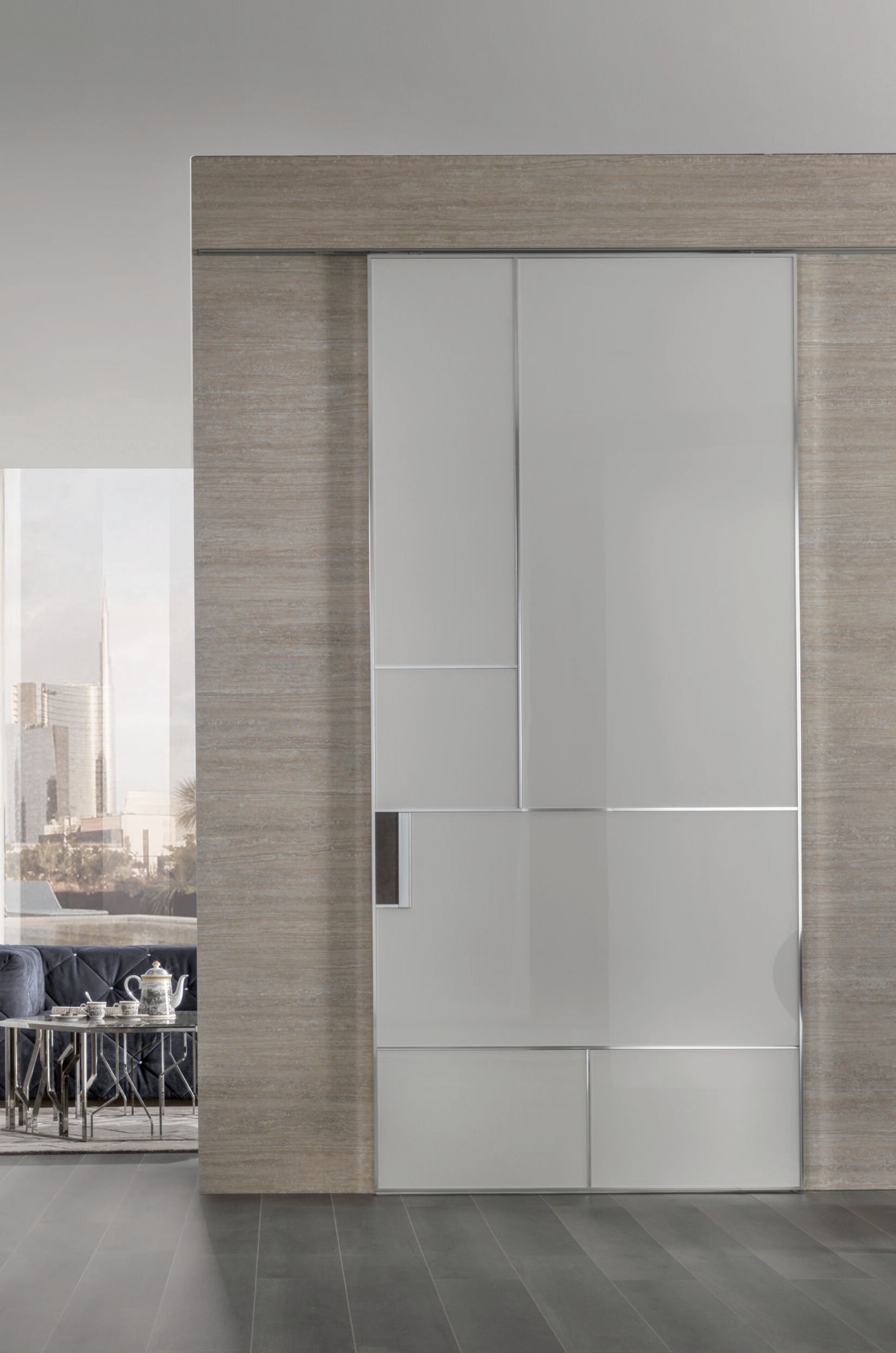 Дверь из закаленного стекла Longhi Aluminiun Chic-Doors ARCH-00132171 - Вид №4