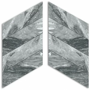 Ideamarmo Мраморная мозаика Бардиглио Chevron class Chv 701