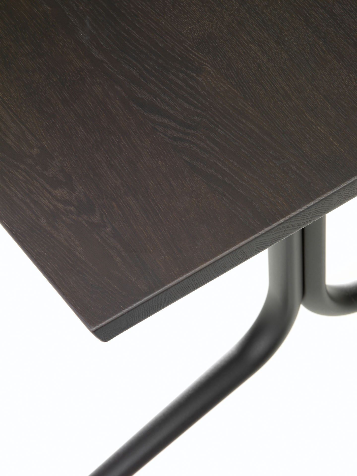 Квадратный стол со стальным основанием и деревянной столешницей VITRA Belleville Table ARCH-00073335 - Вид №11