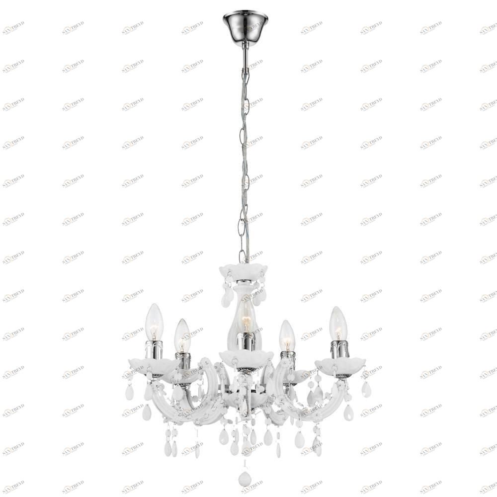 Подвесная люстра Globo Cuimbra II 63113-5 GLOBO CUIMBRA II 107994 Белый Ceramica Globo 