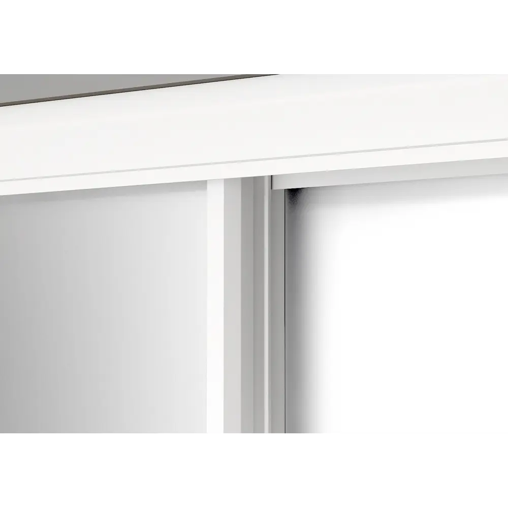 Дверь-купе KONSENSA 255.5x70.4 см с матовым зеркалом профиль белый узкий STLM-2121057 - Вид №4