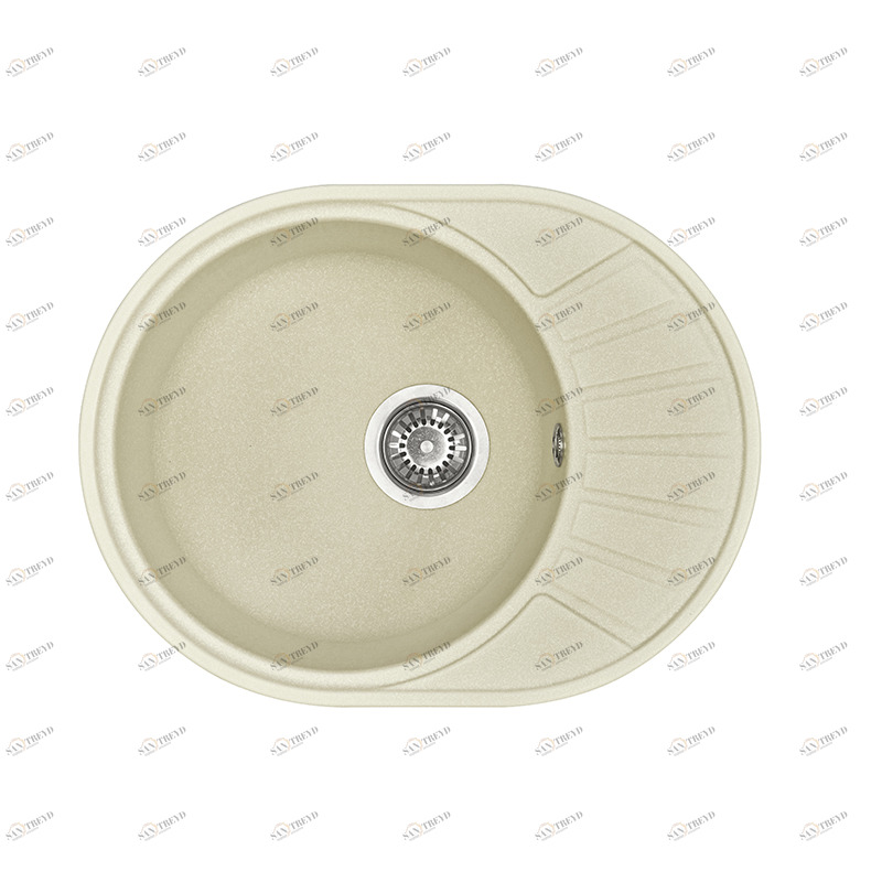 1A711232CS240 Мойка кухонная прямоугольная AQUATON ЧЕЗАНА