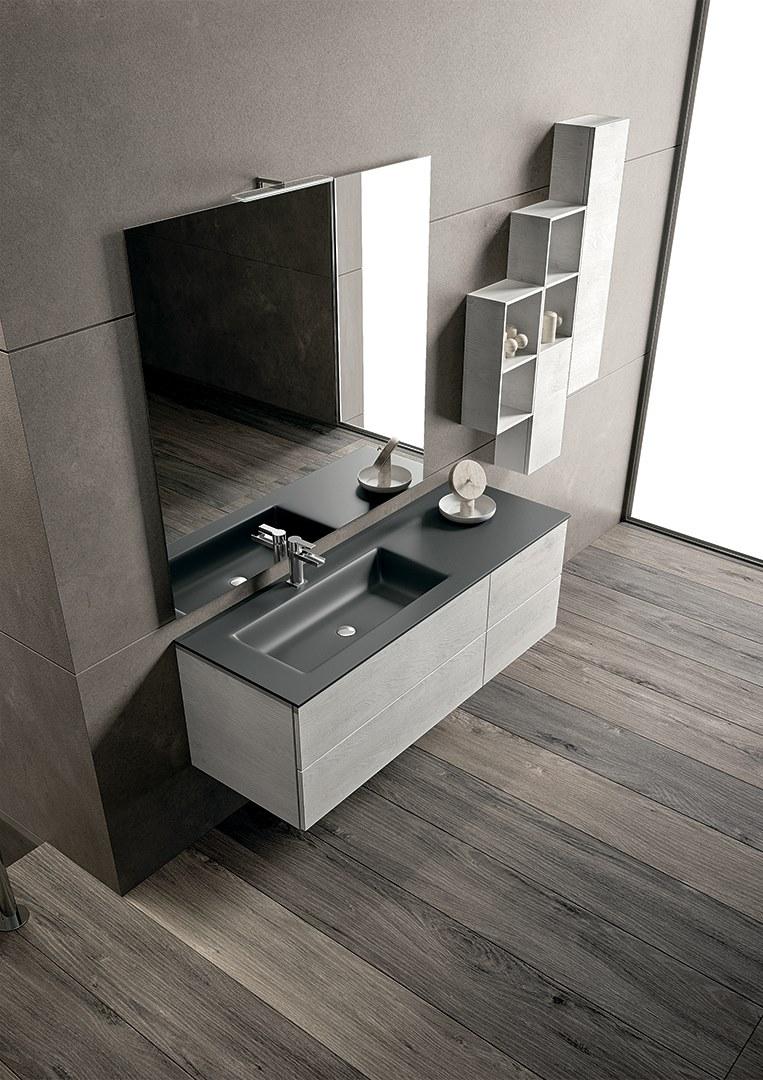 BMT Тумба под умывальник из хрусталя с зеркалом Blues 2.0 sun-id-1501380 - Вид №1