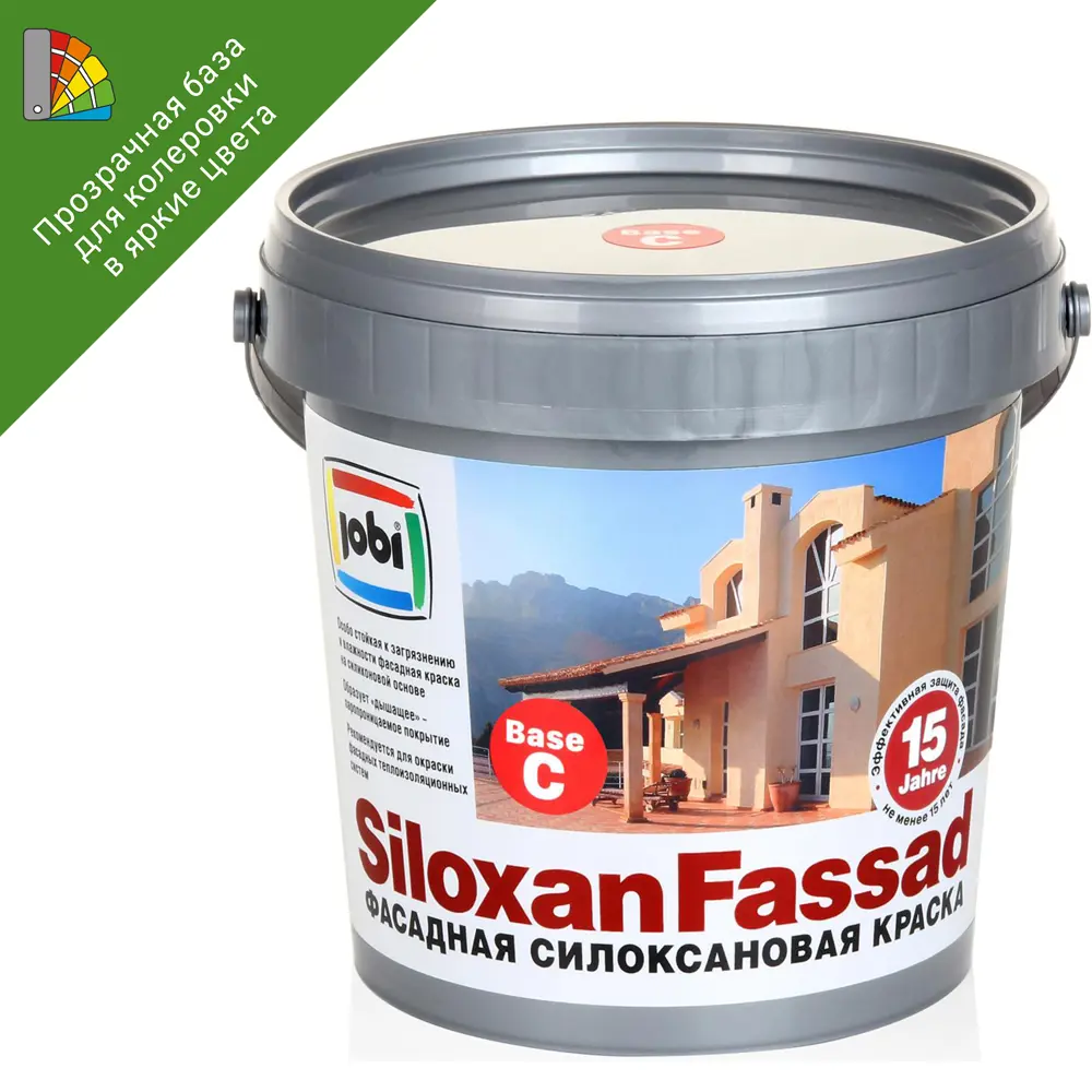 Jobi Siloxanfassad - фасадная краска с эффектом декоративной штукатурки 87003755 STLM-1531370