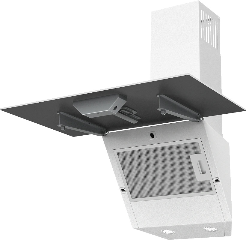 9973952 Вытяжка наклонная Darina SLIDE G600W белый STDN-0092558 - Вид №2