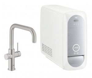 31456DC0 Смеситель для кухни Grohe GROHE Blue суперсталь