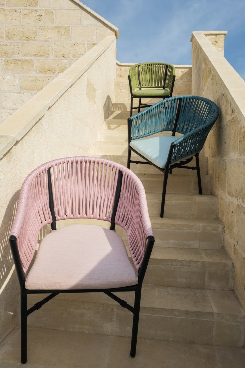 Алюминиевый садовый стул с подлокотниками DRIGANI Gaia-Belize ARCH-00023692 - Вид №15