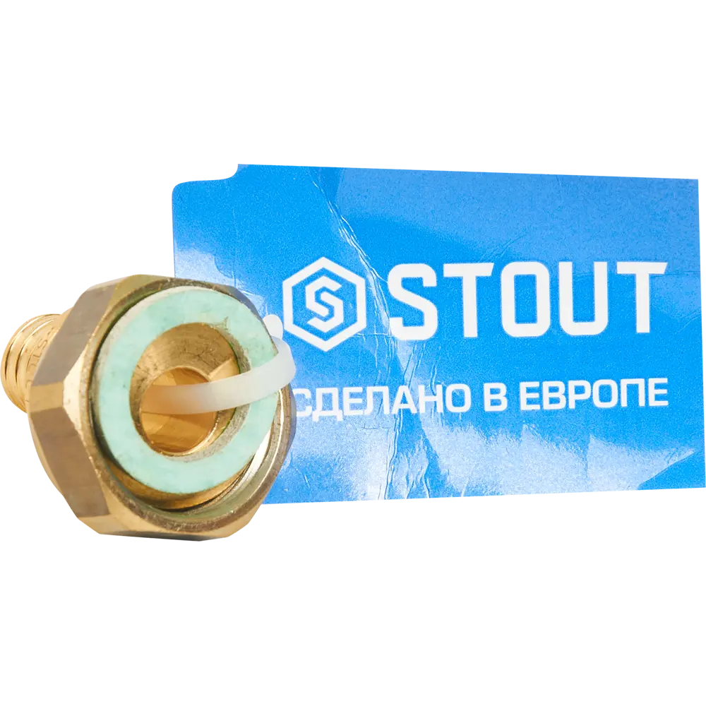 Переходник STOUT 3/4"x16 мм для систем водоснабжения и отопления 82197833 STLM-0021723 - Вид №2