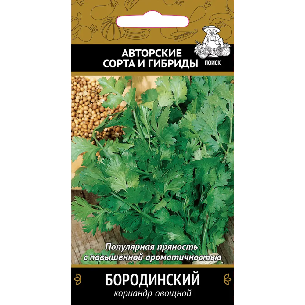 Кориандр Бородинский от ПОИСК - ароматная зелень для салатов 83146972 STLM-0039303
