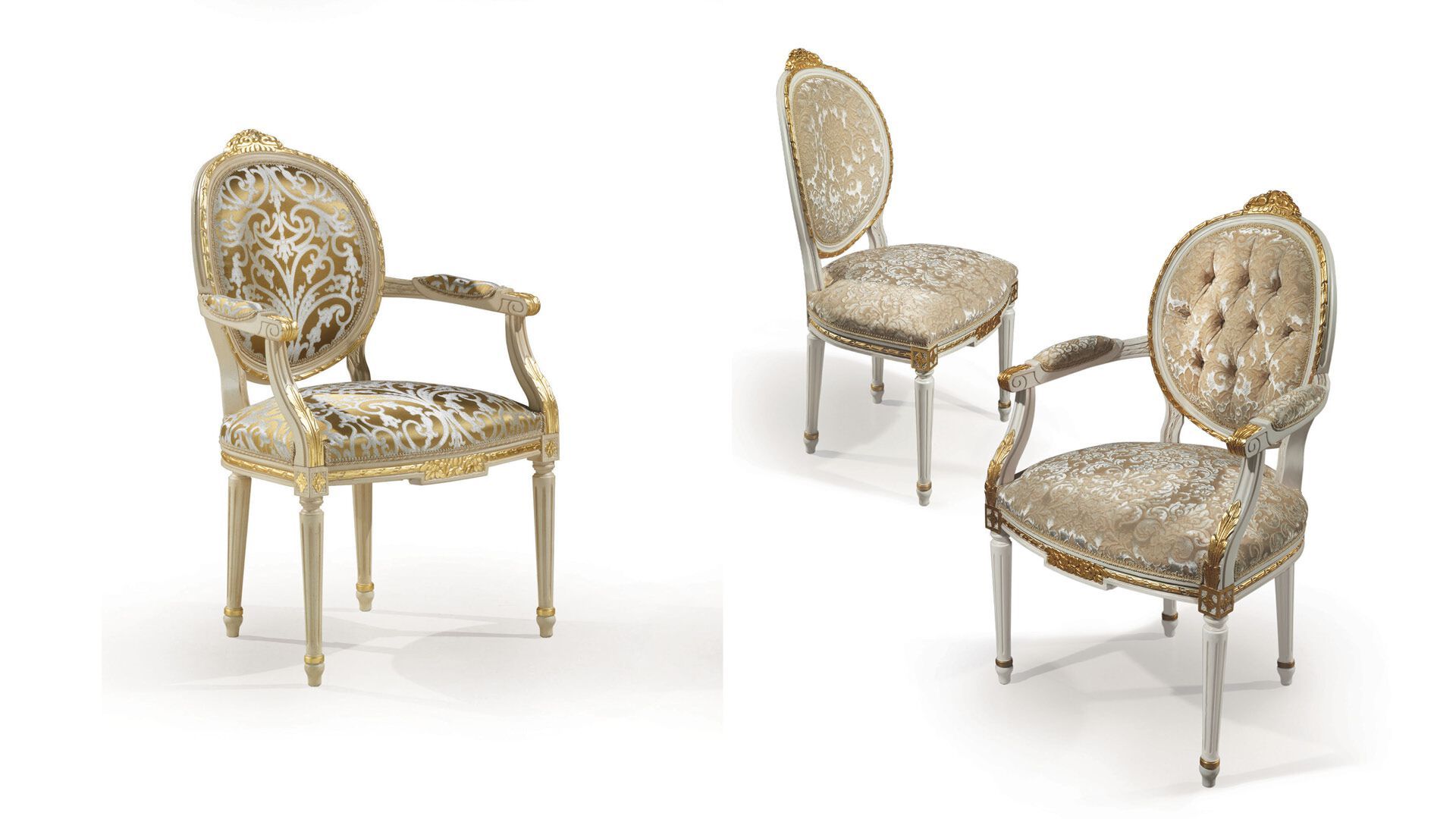 Кресло в стиле Людовика XVI с подлокотниками ANGELO CAPPELLINI New Classic Interiors ARCH-00071410 - Вид №4