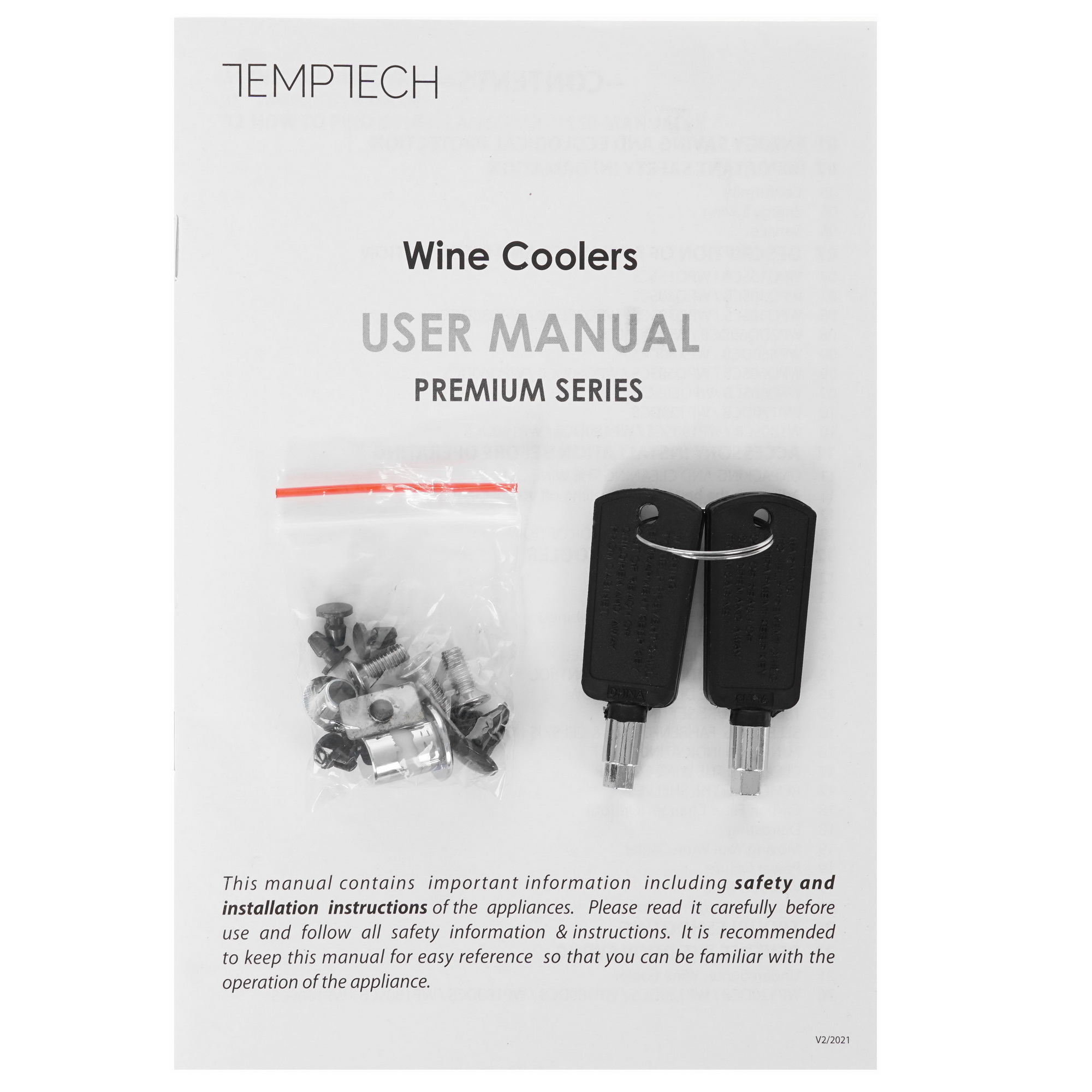 9006988 Винный шкаф Temptech WPQ60DCB серебристый, черный STDN-0023114 - Вид №8