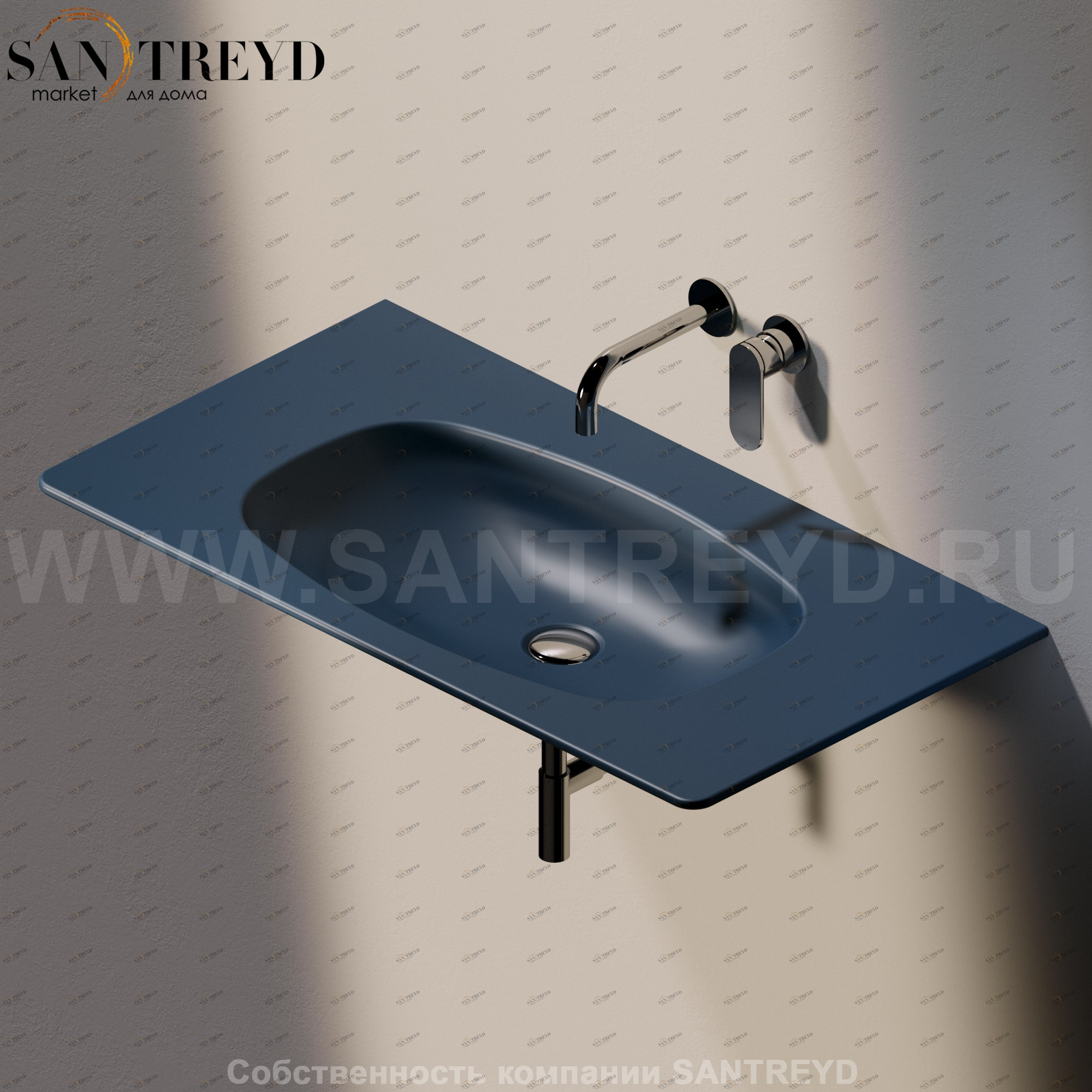 ND90L.7016 Подвесная раковина настенная прямоугольная Ceramica Flaminia Nuda